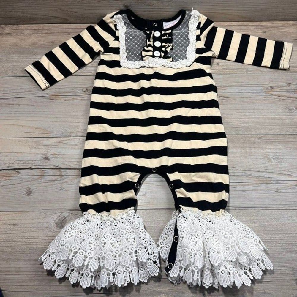 Serendipity One Piece Romper Lace legs 18 months